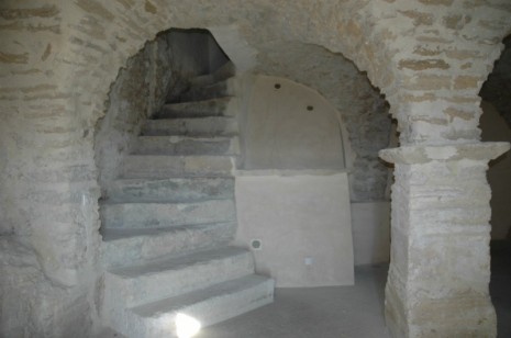 voûtes et escalier en pierre