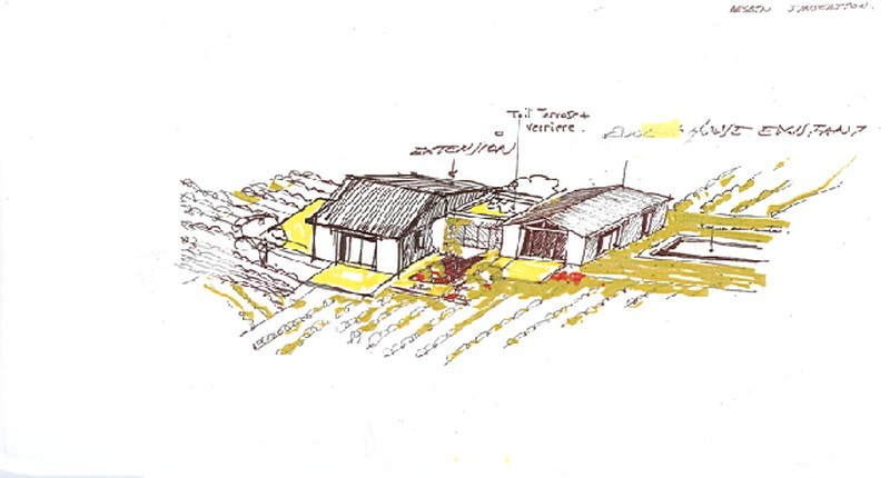 Croquis EXTENSION HABITATION GORDES