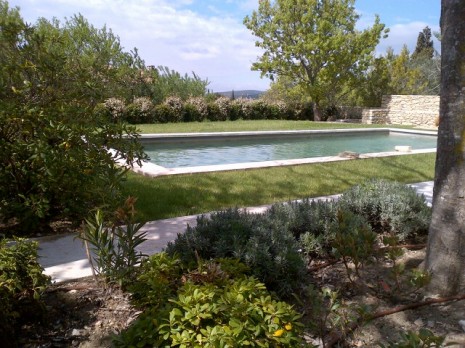 Réalisation d'une piscine à Gordes